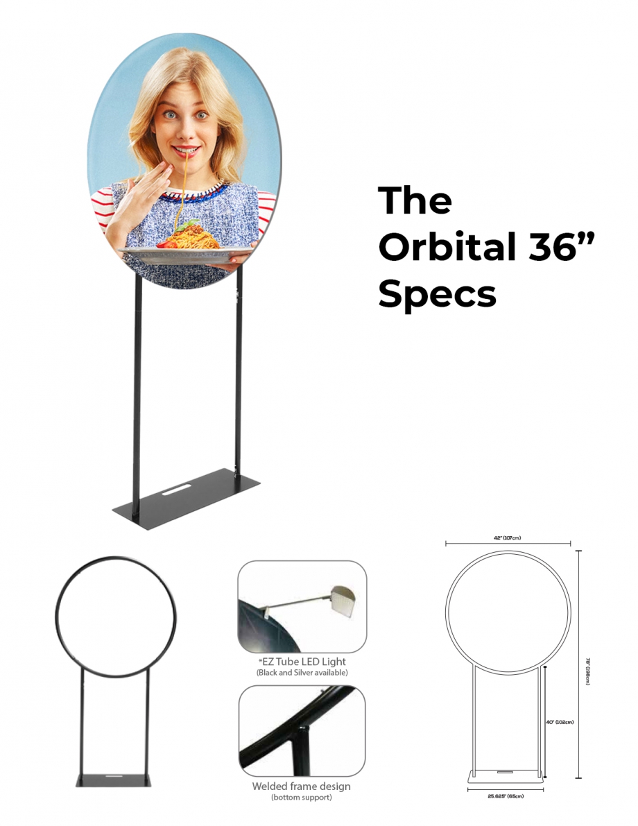 DisplayRabbit - The Modern – Orbital Stand – Specs