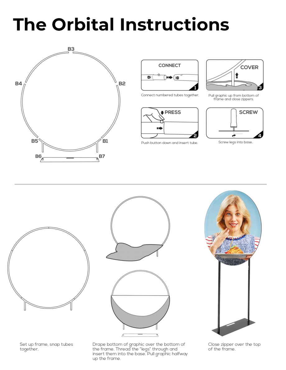 DisplayRabbit - The Modern – Orbital Stand – Specs